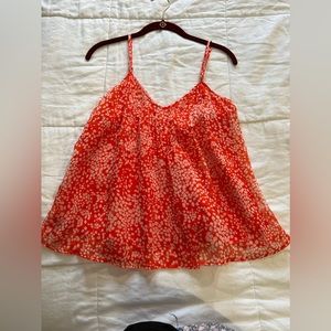 Coral pattern billabong tank top